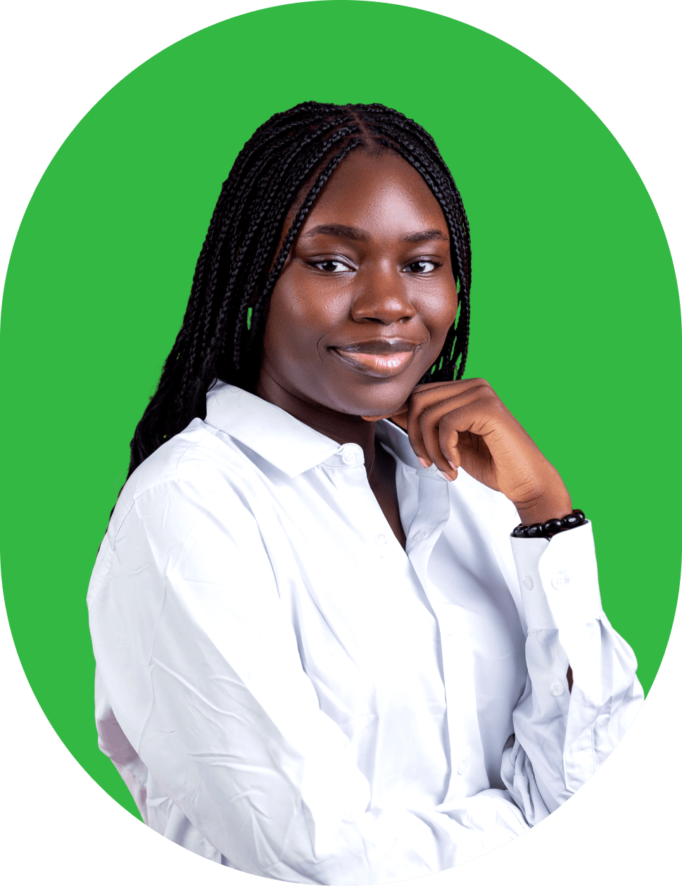 BioTrace Global team member in a white shirt